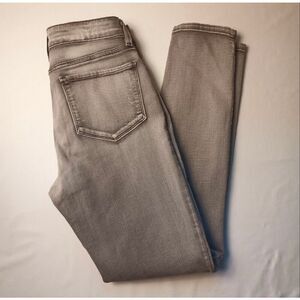 NYDJ Jeans Size 4 Super Skinny Mid Rise Gray Color Classic Stretch Casual